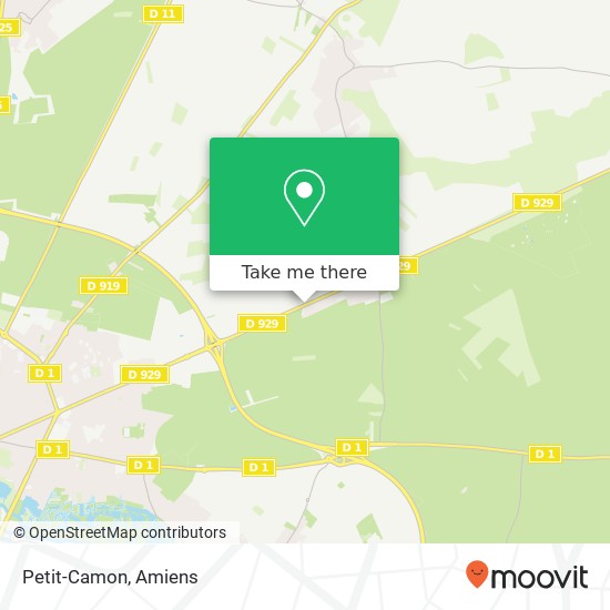 Mapa Petit-Camon