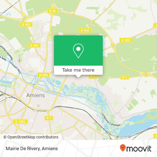 Mairie De Rivery map