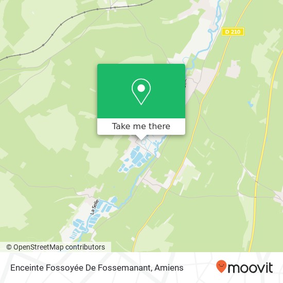 Enceinte Fossoyée De Fossemanant map