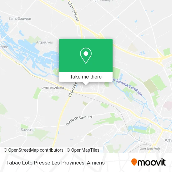 Tabac Loto Presse Les Provinces map