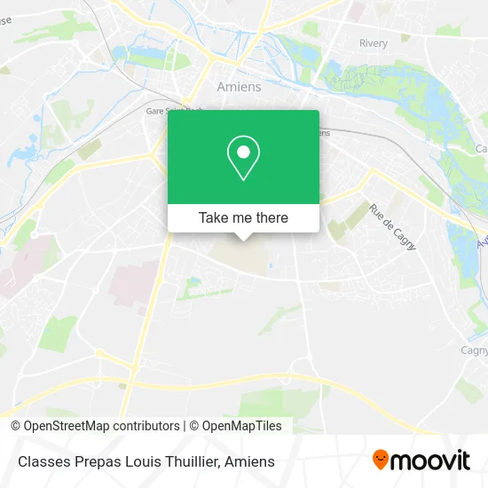 Classes Prepas Louis Thuillier map