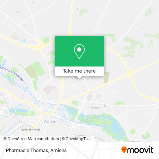 Pharmacie Thomas map