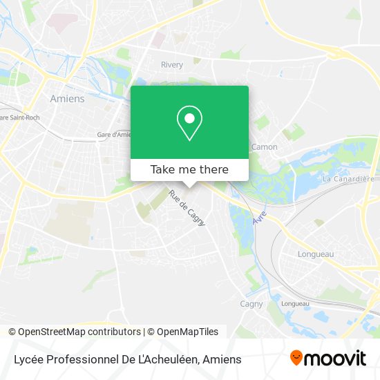 Mapa Lycée Professionnel De L'Acheuléen