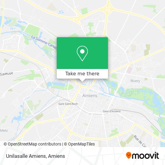 Unilasalle Amiens map