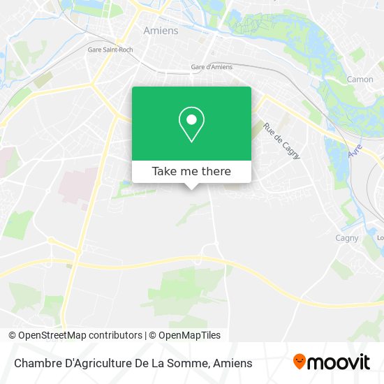 Chambre D'Agriculture De La Somme map