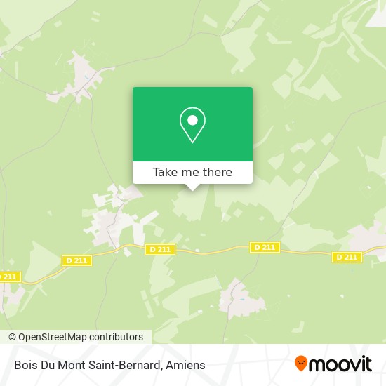 Bois Du Mont Saint-Bernard map