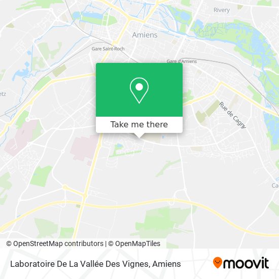 Mapa Laboratoire De La Vallée Des Vignes