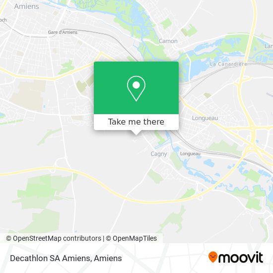 Decathlon SA Amiens map