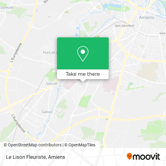 Le Lison Fleuriste map