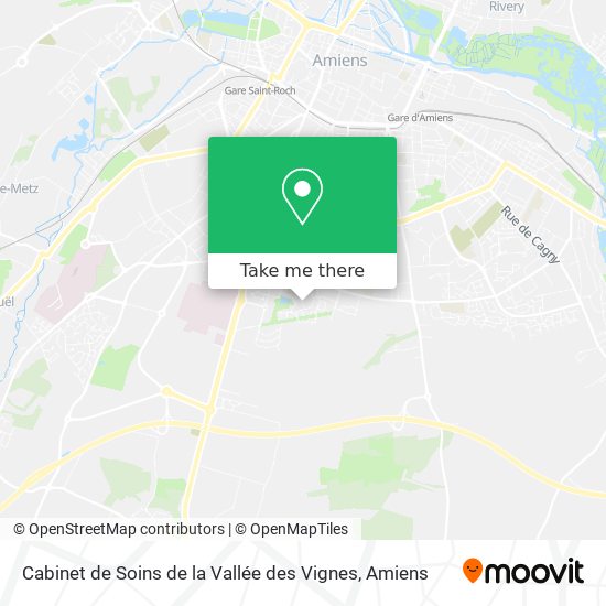 Cabinet de Soins de la Vallée des Vignes map
