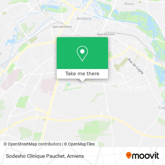 Sodexho Clinique Pauchet map