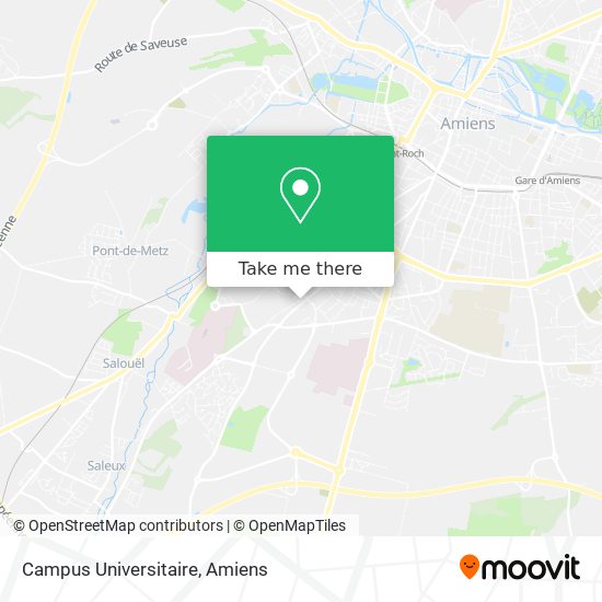 Campus Universitaire map