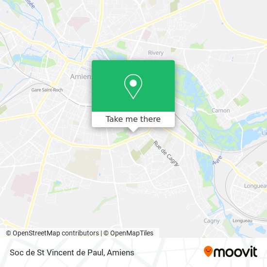 Soc de St Vincent de Paul map