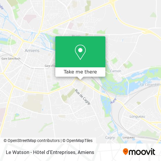 Mapa Le Watson - Hôtel d'Entreprises