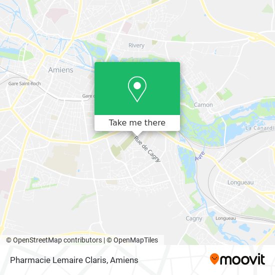 Pharmacie Lemaire Claris map