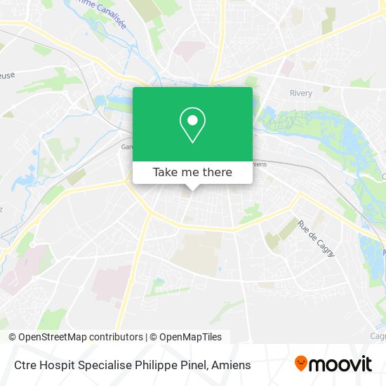 Ctre Hospit Specialise Philippe Pinel map