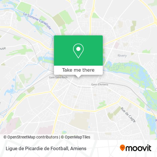 Ligue de Picardie de Football map