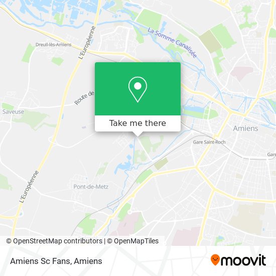 Mapa Amiens Sc Fans