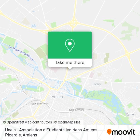 Uneis - Association d'Étudiants Ivoiriens Amiens Picardie map