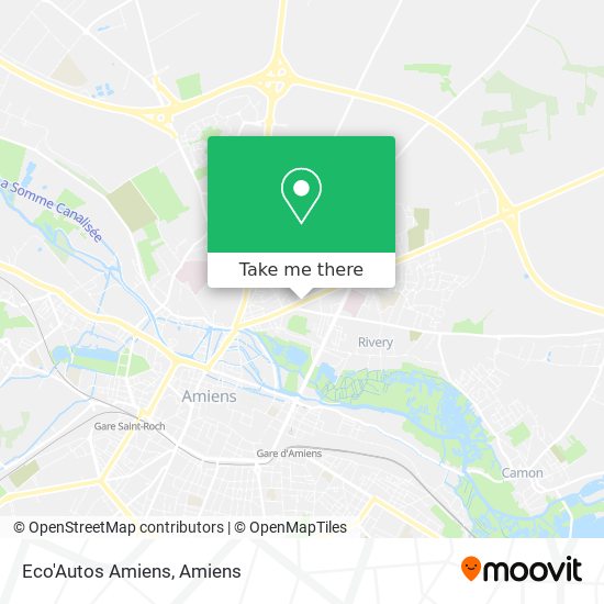 Eco'Autos Amiens map