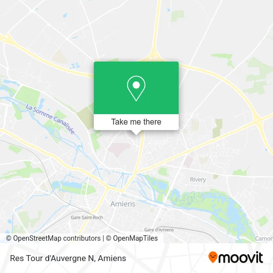 Res Tour d'Auvergne N map