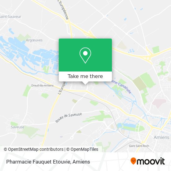 Pharmacie Fauquet Etouvie map