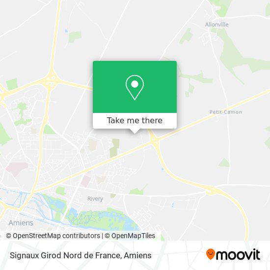 Signaux Girod Nord de France map