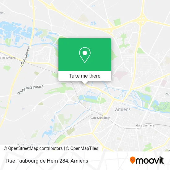 Rue Faubourg de Hem 284 map