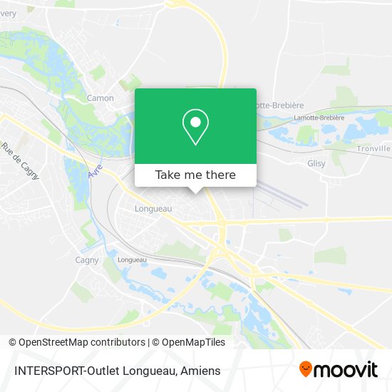 Mapa INTERSPORT-Outlet Longueau