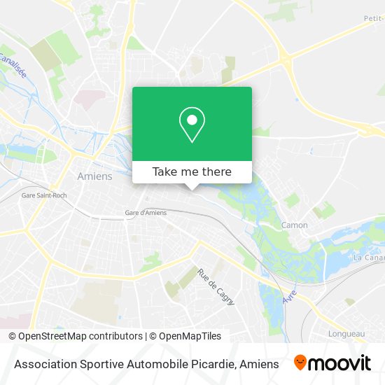 Association Sportive Automobile Picardie map