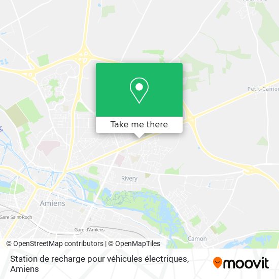 Station de recharge pour véhicules électriques map