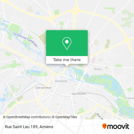 Mapa Rue Saint Leu 189