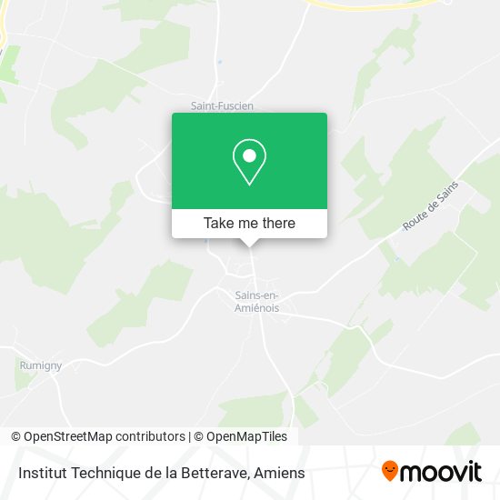 Institut Technique de la Betterave map