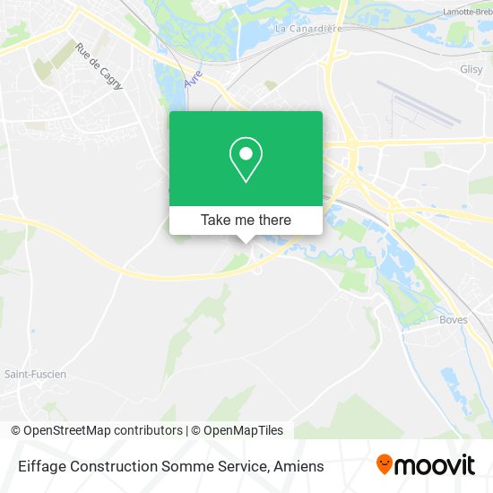 Mapa Eiffage Construction Somme Service