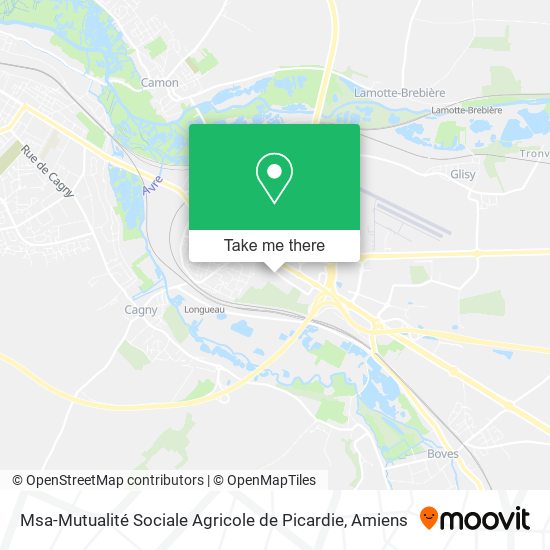 Mapa Msa-Mutualité Sociale Agricole de Picardie