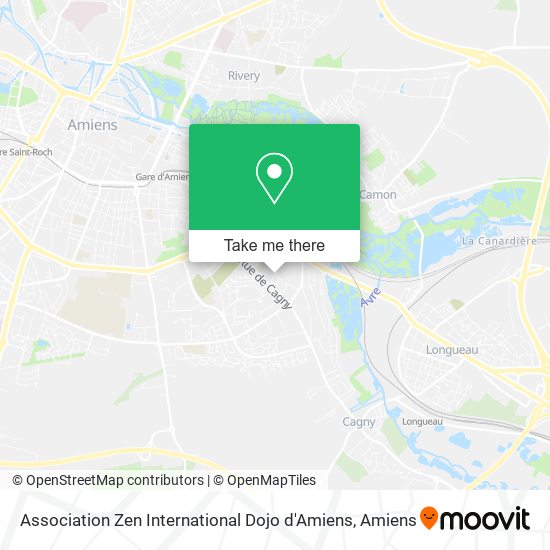 Association Zen International Dojo d'Amiens map