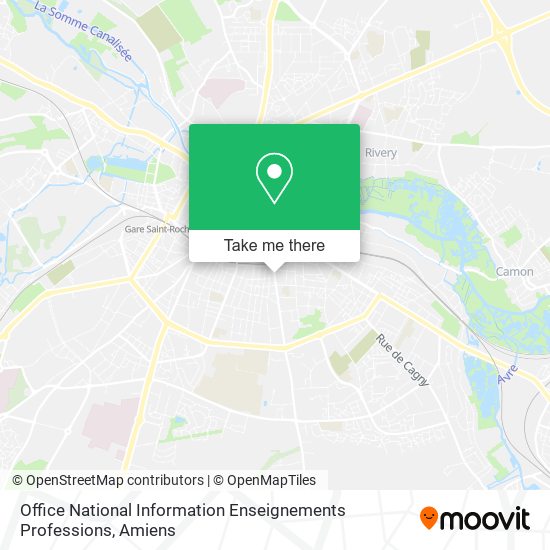 Mapa Office National Information Enseignements Professions