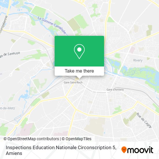 Mapa Inspections Education Nationale Circonscription 5