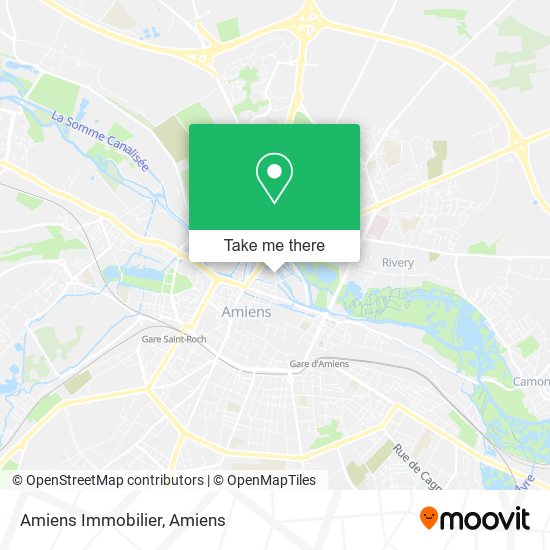 Amiens Immobilier map
