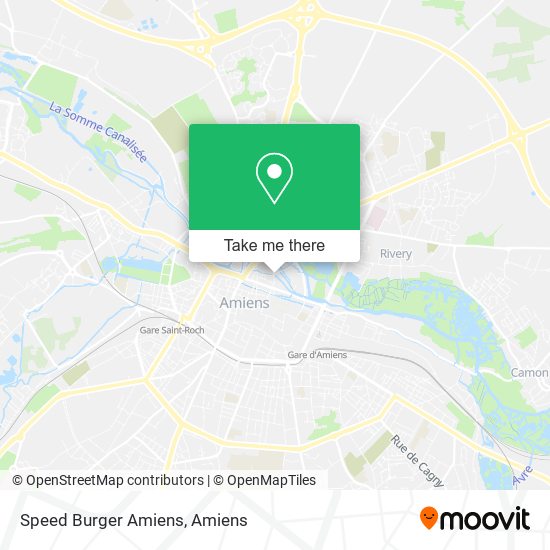 Speed Burger Amiens map
