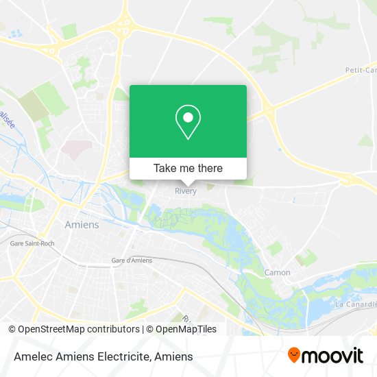 Amelec Amiens Electricite map