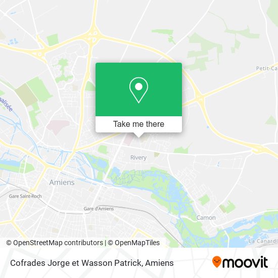 Cofrades Jorge et Wasson Patrick map