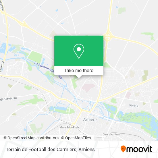 Mapa Terrain de Football des Carmiers
