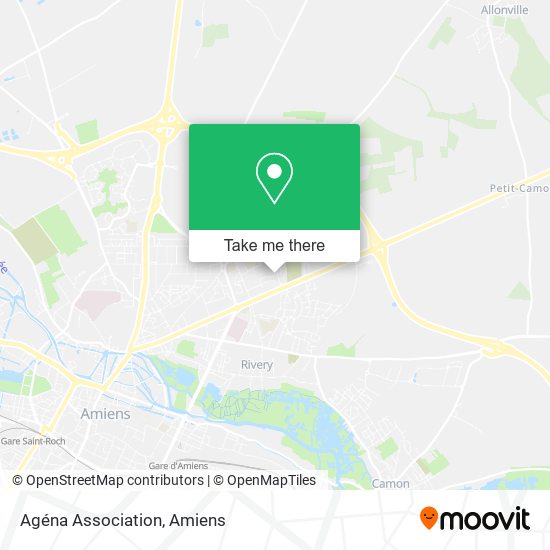 Agéna Association map