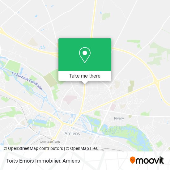 Toits Emois Immobilier map