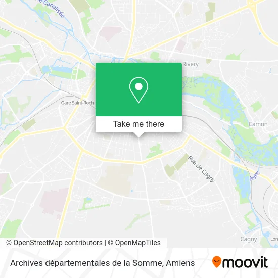 Archives départementales de la Somme map