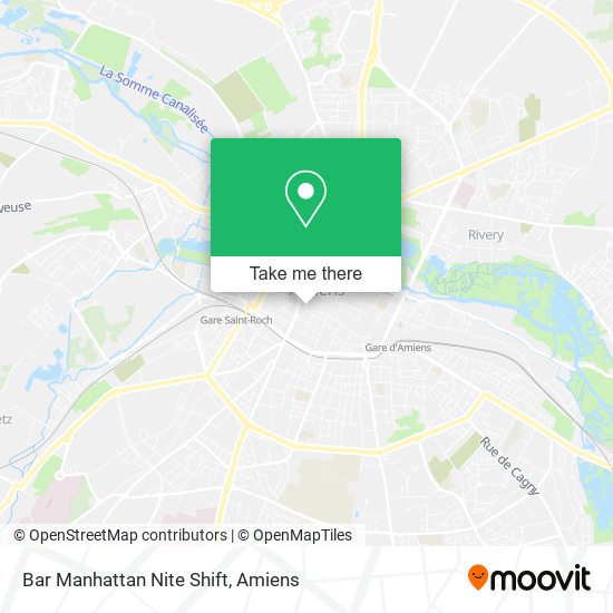 Bar Manhattan Nite Shift map