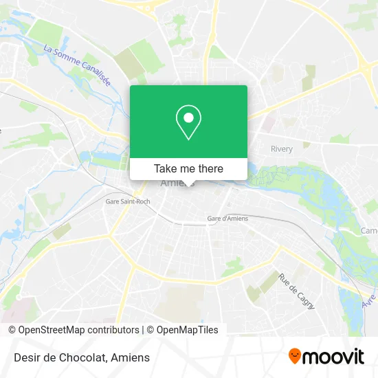 Desir de Chocolat map
