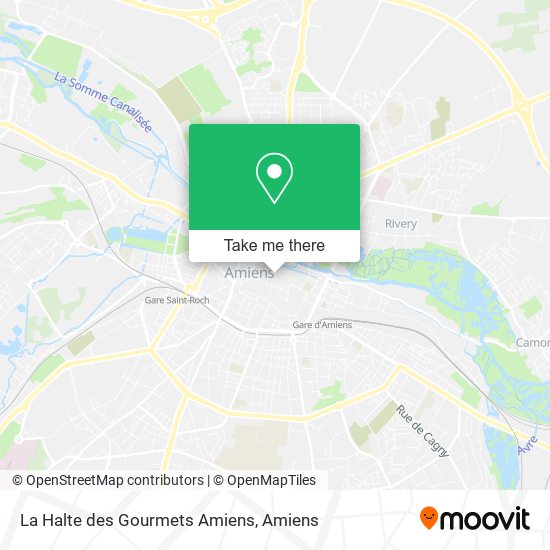 La Halte des Gourmets Amiens map
