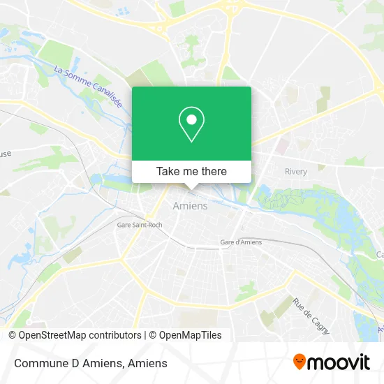 Commune D Amiens map